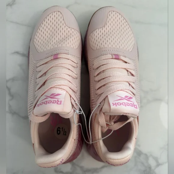 Reebok Light Pink Sneakers Women's 6.5 (37) For Training - Picture 6 of 13